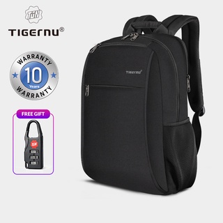 Tigernu กระเป๋าเป้สะพายหลัง ใส่โน้ตบุ๊ก กันขโมย ขนาด 15.6 นิ้ว มีช่อง USB สำหรับชาร์จไฟ รุ่น 3221