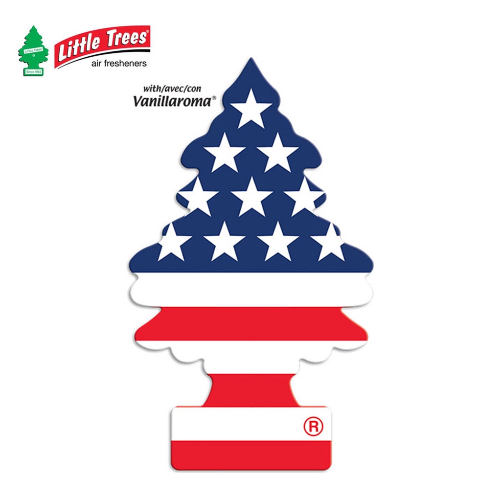 [ขายดี] Little Trees แผ่นน้ำหอมปรับอากาศ กลิ่น Vanilla Pride ขายดีอันดับ 1 ในอเมริกา (ของแท้)