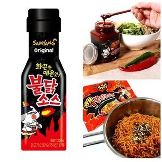 ซัมยัง ซอสเกาหลี สูตรเผ็ด 200 กรัม (เลือกรสได้) Samyang Buldak Hot Chicken Sauce ซอสเผ็ด ซอสเผ็ดเกาหลี