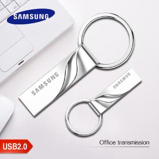 SAMSUNG Metal Mini USB Flash Drive 128GB 64GB 32GB 16GB 1TB 2TB 256GB Pendrive สำหรับพีซีและทีวี