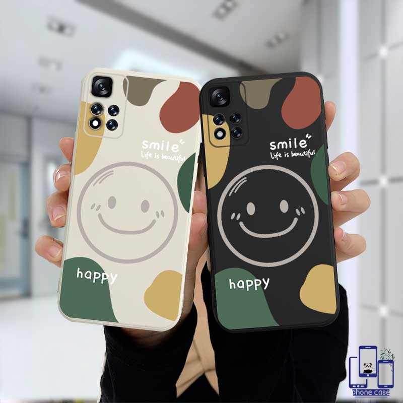 ลายกราฟฟิตี้หน้ายิ้ม Samsung A10 A02S A32 A52 A12 A51 A03 A10S A50 A20S J2 J7 Prime A20 A72 A50S A30S A52S A30 M12 M10 M01S A54 A15 A16 A9 A5 Y12 Y20 A12 กันกระแทก เคสโทรศัพท์มือถือแบบนิ่ม เคสโทรศัพท์หน้ายิ้ม