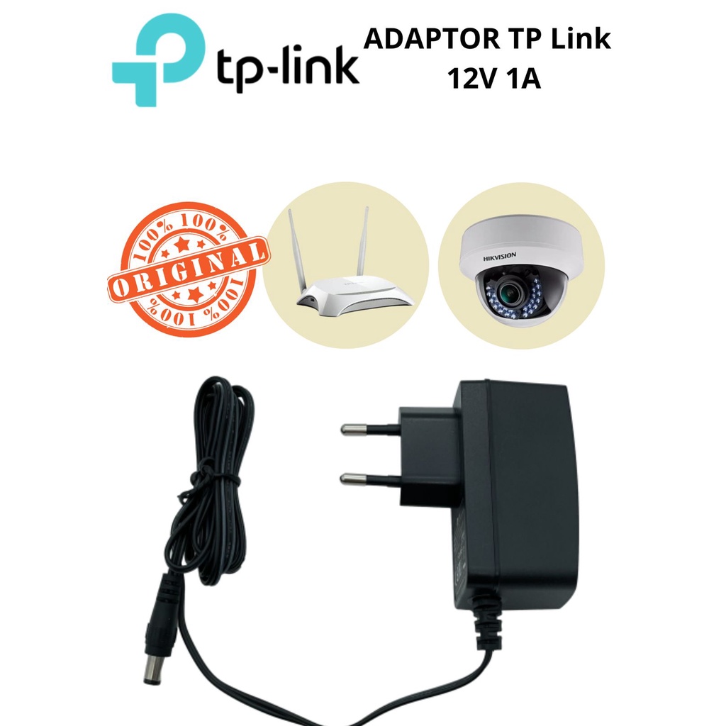 อะแดปเตอร์ TP-LINK ของแท้ 12V 1A MODEL: T120100-2C1 เราเตอร์/โมเด็ม/sb