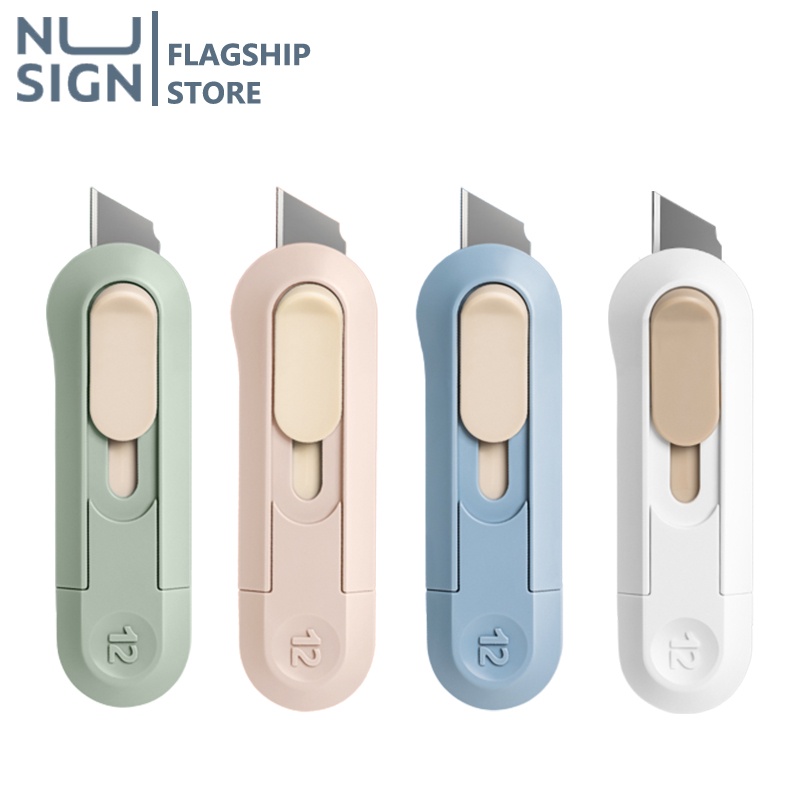 Nusign คัตเตอร์ คัตเตอร์มินิ ใบมีดคม ใบมีดSK5 ขนาดเล็กพกพาสะดวก อุปกรณ์การเรียน เครื่องเขียน Cutter