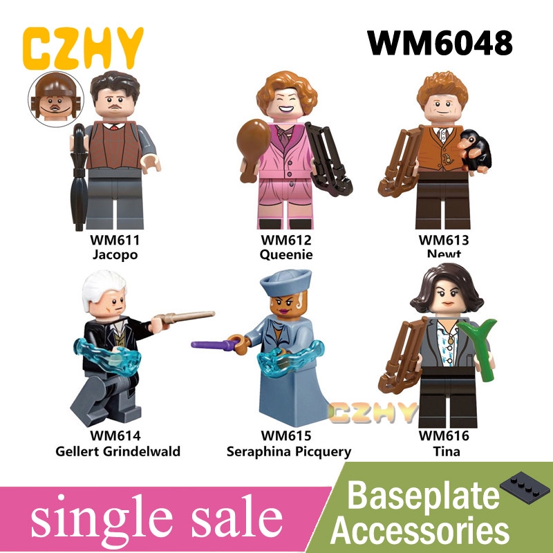 สัตว์มหัศจรรย์และหาที่ไหน Them Newt Queenie Building Blocks อิฐของเล่น WM6048