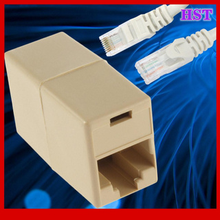 Htsl02 ใหม่ Rj45 Cat 5 5E Ethernet Lan สายเคเบิ้ลเชื่อมต่อข้อต่อ