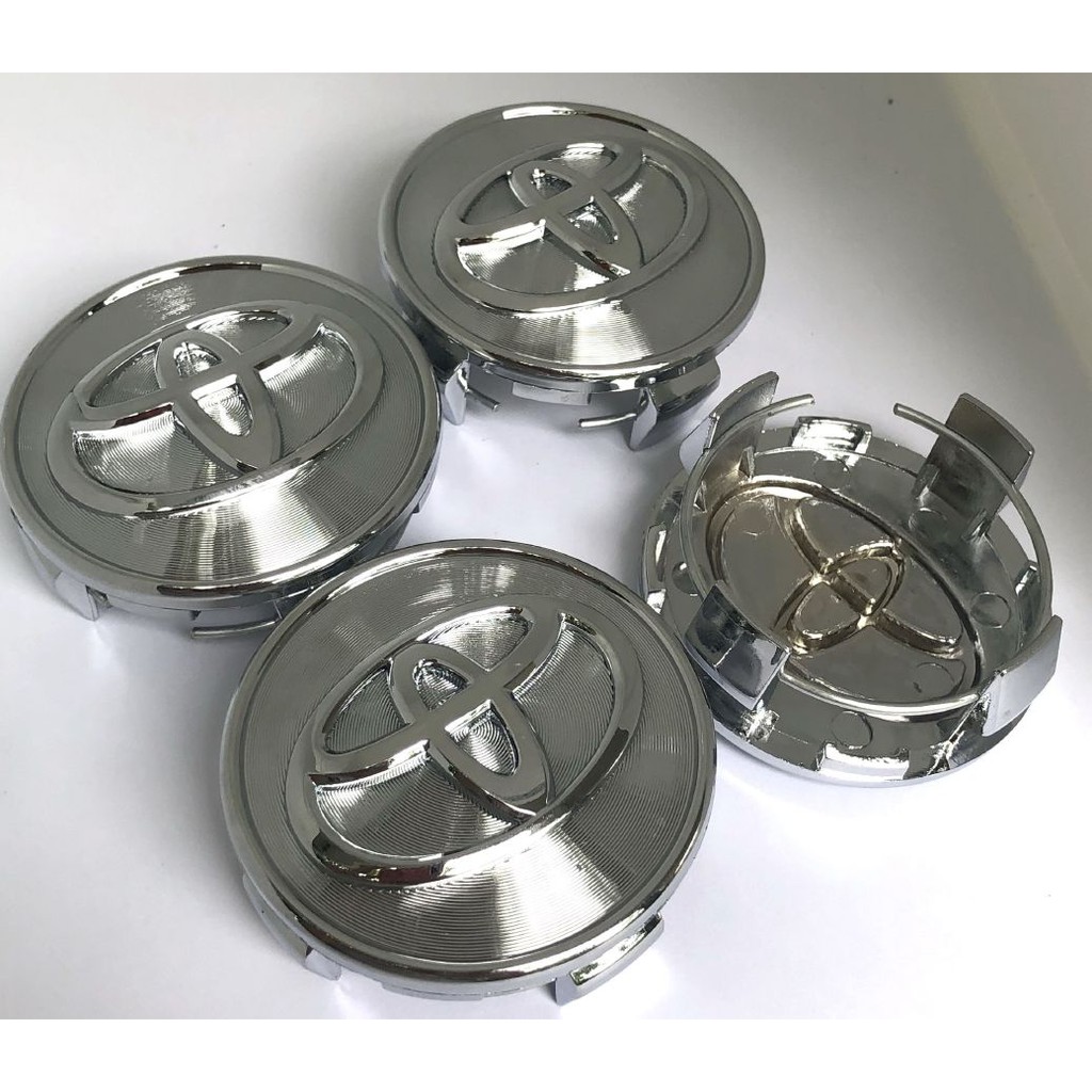 NEW 4 ฝาครอบดุมล้อ ดุมล้อ TOYOTA Camry Vigo แคมรี่ วีโก้ รีโว่ Revo CHR อัลพาร์ด Alphard ดุม ดุมล้อ ฝาครอบล้อ แม็ก ดุมรถ