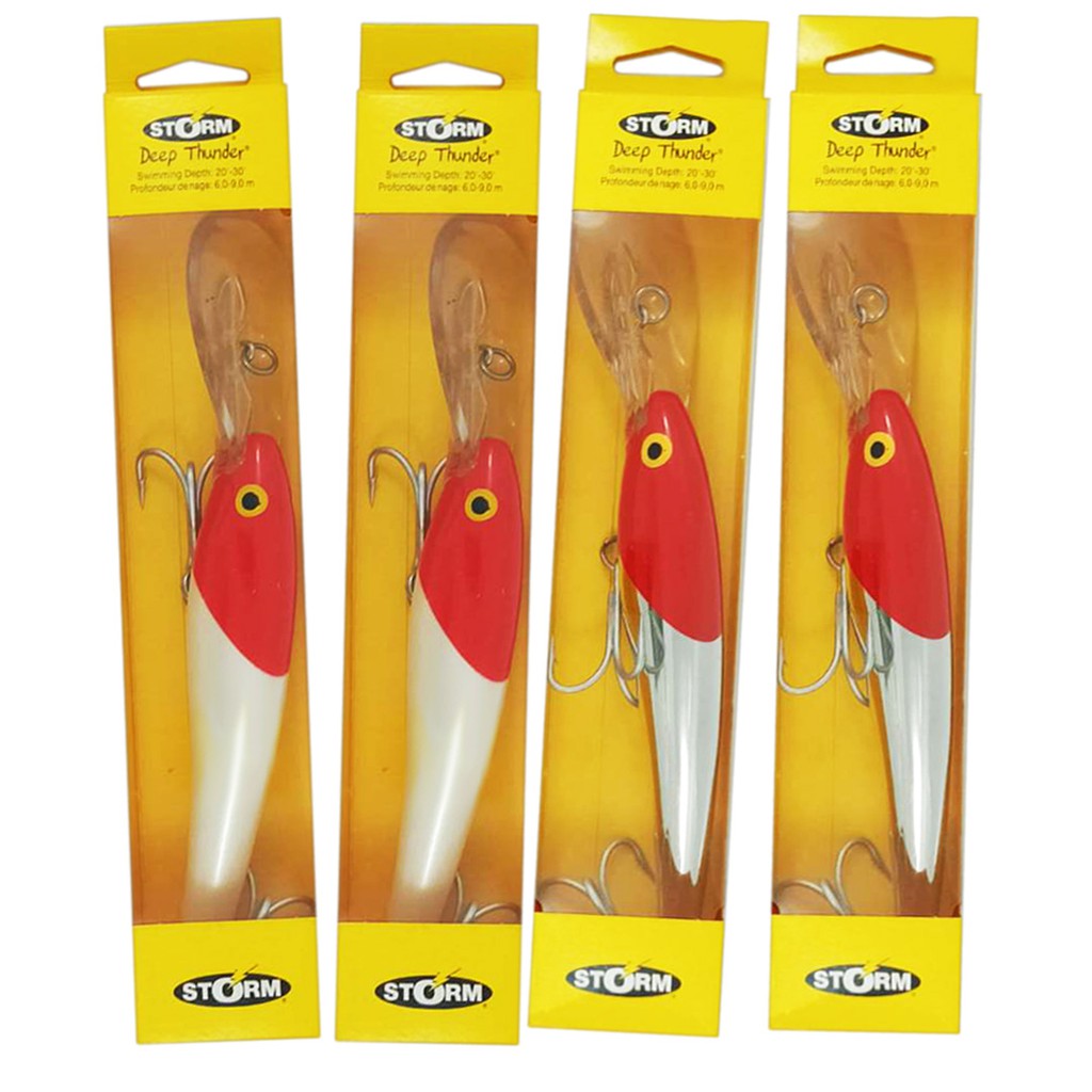 (ใช้โค้ด INCLS22 ลด 50% สูงสุด 100) เหยื่อสตรอม Storm Deep Thunder DTH15 เหยื่อทรอลิ่ง ตกปลาปลาทะเล