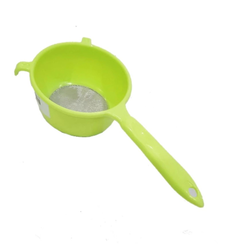 OL&P shop กระชอน ตาถี่ขอบพลาสติก ขนาด 9.8x20x4.5ซม