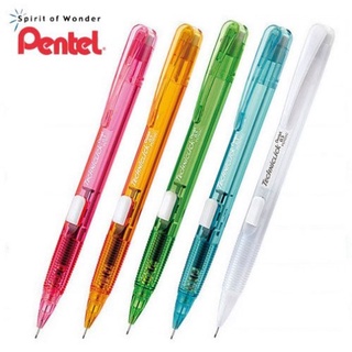 Pentel Techniclick ดินสอกดข้าง 0.5 mm ด้ามสีเบสิค สีอ่อน PD105