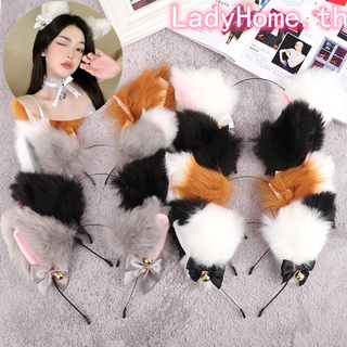 Ladyhome หน้ากากหูแมว ประดับโบว์ 15 สี สําหรับปาร์ตี้ฮาโลวีน