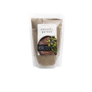 โปรโมชั่น : แฟล็กซ์ แบบบด สีน้ำตาล 250g. Organic garden brown Flax Seeds แบบบด 250g. อาหารเสริมสำหรับเด็ก 6 เดือนขึ้นไป