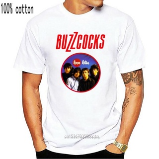 เสื้อยืด ผ้าฝ้าย พิมพ์ลายวงร็อค Buzzs Love Bites สไตล์พังก์ร็อค แฟชั่นสําหรับผู้ชาย มีสีดํา และสีขาวS-5XL