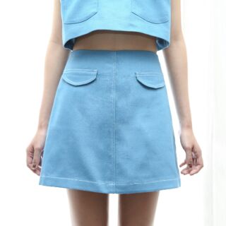 LUCY A-Line Skirt (ยีนส์ BLUE)