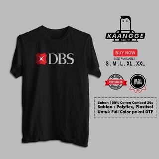 เสื้อยืด พิมพ์ลายโลโก้ Dbs Bank สําหรับผู้หญิง