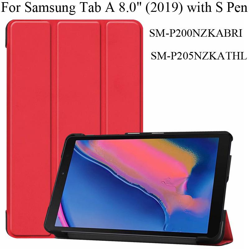 ซัมซุง กรณีป้องกัน เคส Samsung Galaxy Tab A 8.0 With S Pen 2019 น่ารัก หุ้ม Cover SM-P200 P205 ฝาครอบป้องกัน