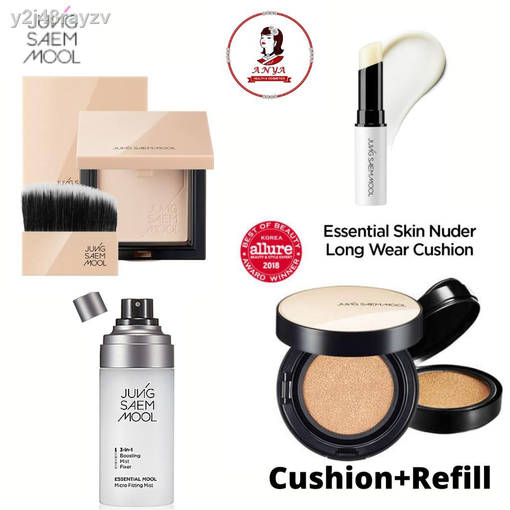 ❀℡┇🌷ตลับจริงพร้อมคุชชั่น+ รีฟิล🌻Jung saem mool Essential Skin Nuder Long Wear Cushion SPF50+PA/JSM P