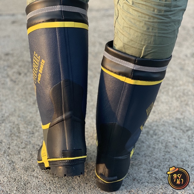 Safety Boots/รองเท้าบูทเซฟตี้หัวเหล็กและพื้นเหล็ก งานสวย คุณภาพดี วัสดุหนาทนทาน รองเท้าบูทเซฟตี้กันกระแทก รองเท้าบูทเซฟต