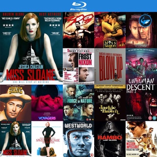 Bluray แผ่นบลูเรย์ Miss Sloane (2016) มิสสโลน เธอโลกทึ่ง หนังบลูเรย์ ใช้กับ เครื่องเล่นบลูเรย์ blu ray player บูเร