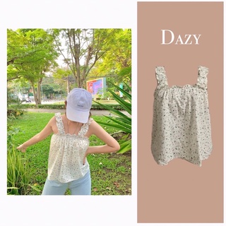 🌷พร้อมส่ง🌷เสื้อสายเดี่ยว เสื้อเกาะอก เสื้อลายดอก