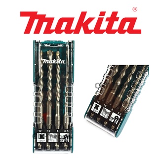 MAKITA D-74728 ดอกสว่านโรตารี่ 4ตัว/ชุด ดอกสว่านเจาะปูน