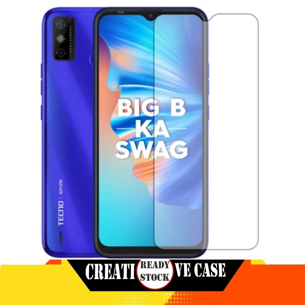 กระจกนิรภัย Techno Spark 6 GO 2021 กระจกใสป้องกันหน้าจอ