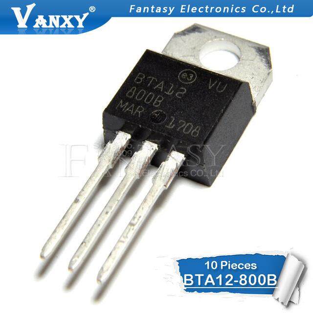 10 ชิ้น BTA12-800B TO-220 BTA12-800 TO220 BTA12 12-800B ใหม่