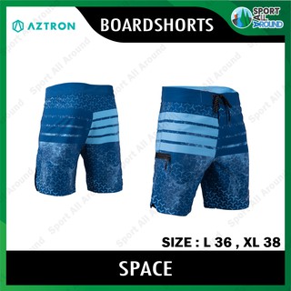 Aztron Polyester Spandex Space Boardshorts กางเกงกีฬา ระบายอากาศได้ดี แห้งไว ใส่สบายไม่ร้อน