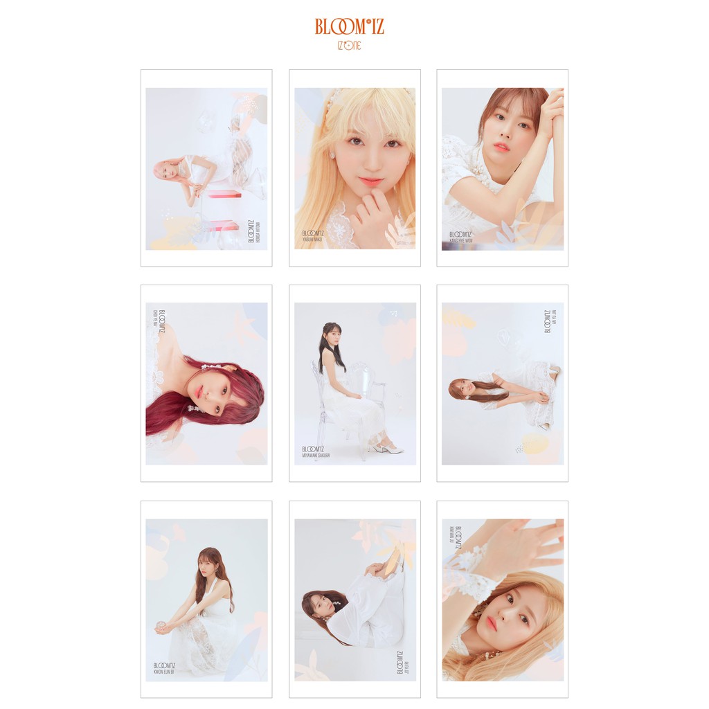 การ์ดโลโม่ IZ*ONE (IZONE) - BLOOM*IZ (54 รูป)
