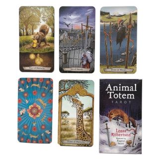 ไพ่ทาโรต์ Animal Totem Tarot by Leeza Robertson Illustrated by Eugene Amith