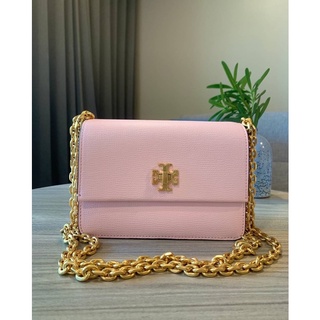 👑ผ่อน0%แท้100%👑 กระเป๋าสะพาย สีชมพู Tory Burch KIRA MINI BAG(shop) Color: OPULENT PINK