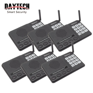 🔥ส่งไวจากไทย🔥Daytech Wireless Intercom ระบบอินเตอร์คอมไร้สาย 10 ช่อง ระยะทาง 1 กม อินเตอร์คอมในสำนักงาน 6PCS CI02