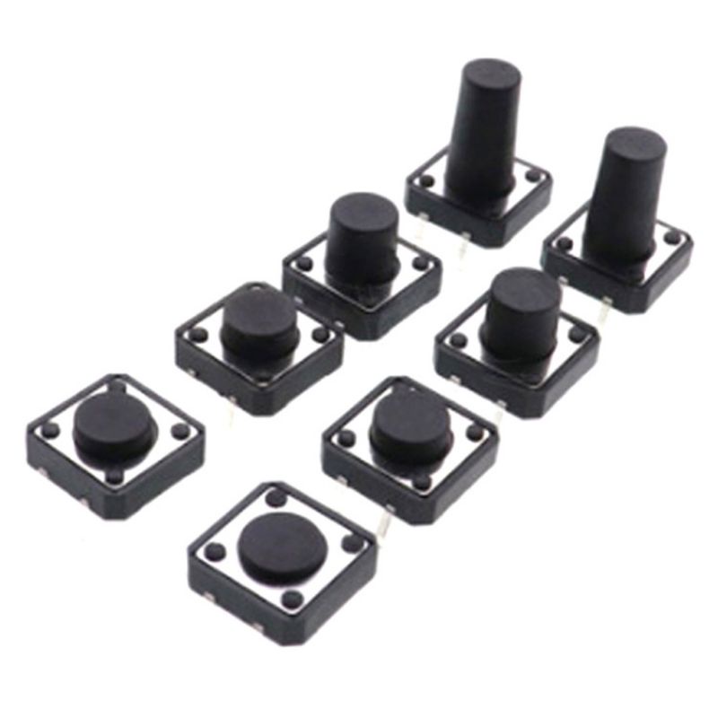 แพ็ค 10 ตัว tact switch สวิตช์ 12x12x6.6mm 12x12x12mm 12x12x 4.3 12x12x 5 12x12x 6 12x12x 8 12x12x 1