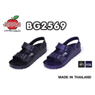 🍎Red apple BG2569 รองเท้ารัดส้น สีดำ ไซส์ 36-43