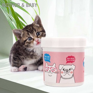 Mother &amp; Baby 120PCS Pet Cleaning Pads Aloe Extract Facial Tear Stain Remover Eye Wet Wipes for Cats Dogs