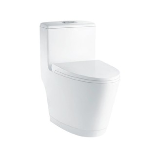 Sanitary ware 1-PIECE TOILET HAFELE 495.61.403 3/ 6L WHITE sanitary ware toilet สุขภัณฑ์นั่งราบ สุขภัณฑ์ 1 ชิ้น HAFELE 4