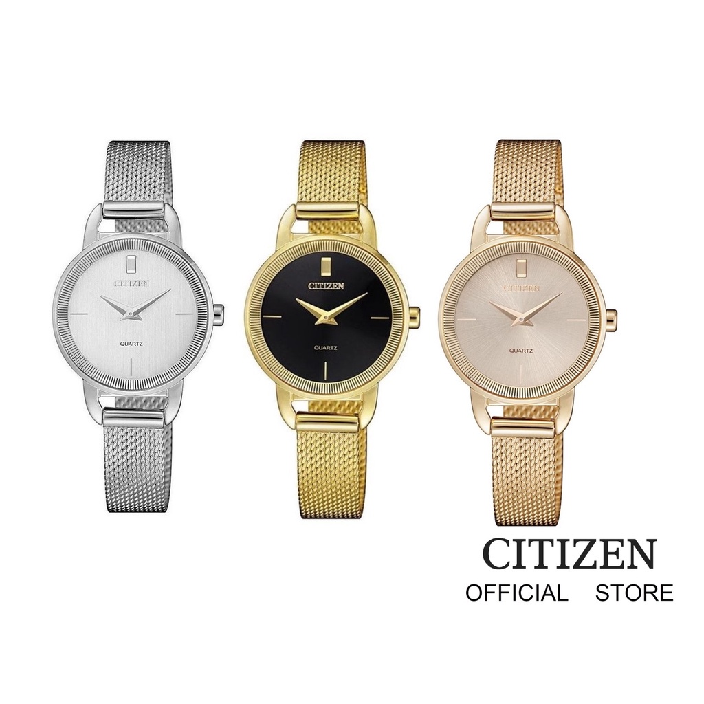 CITIZEN EZ7000-50A / EZ7002-54E / EZ7003-51X  Lady Watch Quartz ( นาฬิกาผู้หญิงระบบถ่าน )