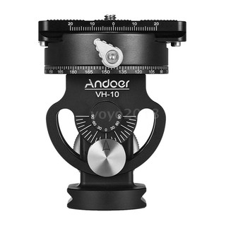 Andoer VH-10 2 Way Pan / Tilt ขาตั้งกล้องสำหรับถ่ายภาพ