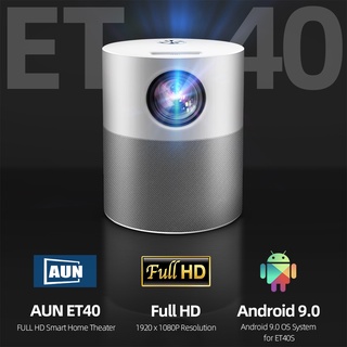 AUN ET40 โปรเจคเตอร์ mini โฮมโปรเจคเตอร์ โปรแจ็คเตอร์ เครื่องฉาย projector 4k wifi android เครื่องฉายหนัง โปรเจคเตอร์