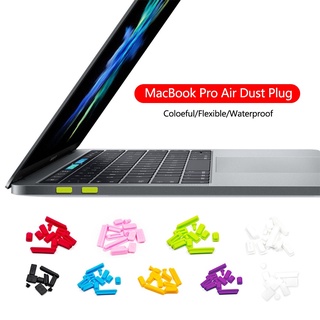 ปลั๊กกันฝุ่น หลากสี สําหรับ MacBook Air Pro 13 13.6 15 16 นิ้ว 2020 2019 2018 M1 M2 A2681 A2337 A2338 A2179 A2251 A2289 A2141 A2159 A1707 A1706