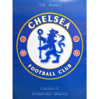 โปสเตอร์ เชลซี Chelsea ตรา โลโก้ กีฬา football ฟุตบอล รูป ภาพ ติดผนัง สวยๆ poster 34.5 x 23.5 นิ้ว(88 x 60 ซม.โดยประมาณ)