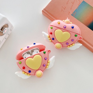 เคสหูฟังไร้สาย ลายไม้กายสิทธิ์ สําหรับ Apple airpods รุ่น pro 1 2