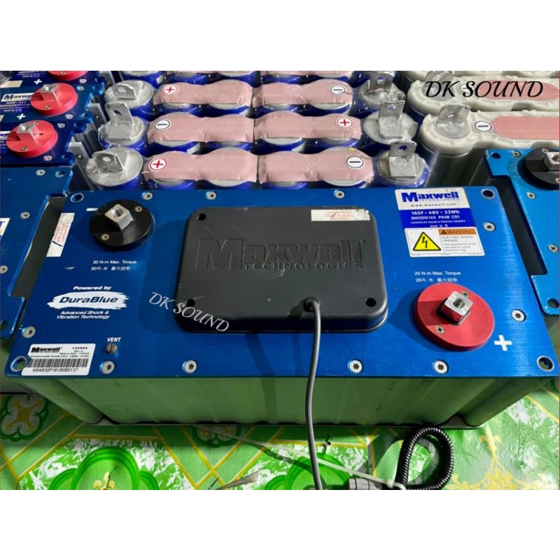 Ultra Capacitor Maxwell Blue 165F 48V (รับประกัน1ปีเต็ม)​ สำหรับรถไฟฟ้า​ รถกอล์ฟ ระบบโซล่าเซลล์​ (ma