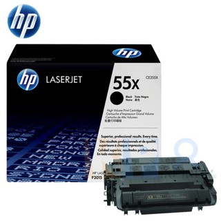 HP CE255X High Yield Black Original LaserJet Toner Cartridge (55X) (Black)