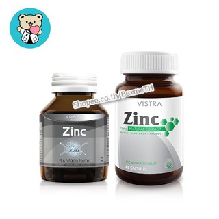 ZINC ( AMSEL / VISTRA ) ซิงค์ วิตามิน บำรุงผม บำรุงผิว ลดสิว