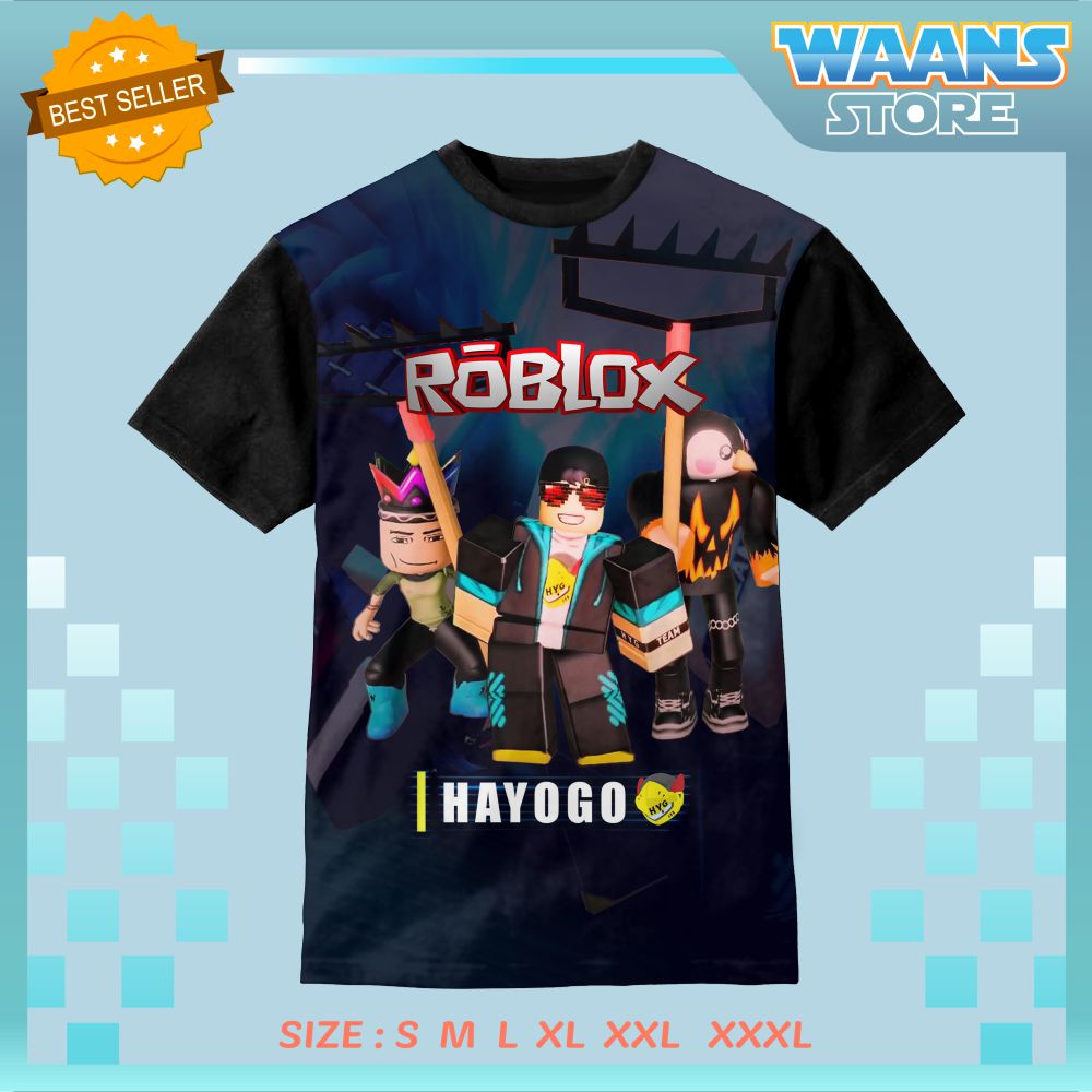 Roblox Hayogo Team 3D Game เสื้อยืดเด็ก