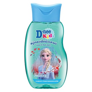 ราคาพิเศษ!! ดีนี่ คิดส์ สบู่เหลวเพื่อผิวและผม (สีฟ้า) 200มล. D-nee Kids Head &amp; Body Bath (Blue) 200ml