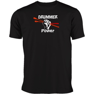 [S-5XL] เสื้อยืด พิมพ์ลาย Drummer Motif 6 in arious Color NPboof92FMakld91 สไตล์คลาสสิก