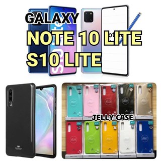 Samsung Galaxy Note 10 Lite / S10 Lite MERCURY Goospery Jelly Premium TPU เคสฝาหลัง เรียบหลู กันขีดกันลอย (ของแท้100%)