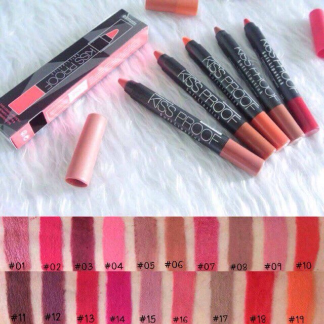 ลิปจุ๊บ ME NOW Kiss proof Soft Lipstick