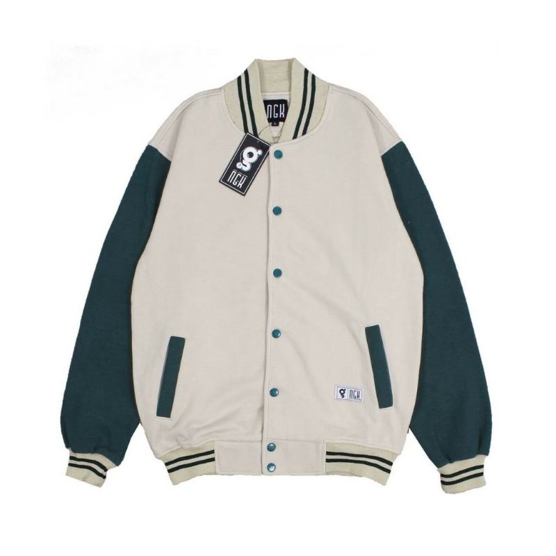 Vintage Varsity แจ็คเก็ตเบสบอลผู้ชายผู้หญิง Streetwear Plain Chenille Varsity Jacket Original X Urba